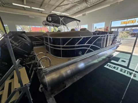 More photos of 2026 SYLVAN MIRAGE 820 LZ 90HP BUNK TRAILER at McLaughlin's RV and Marine, ND