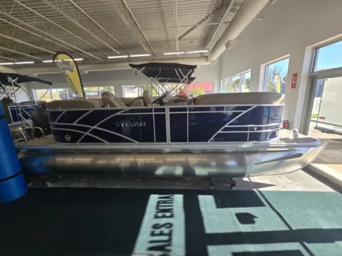 Blue 2026 SYLVAN MIRAGE 820 LZ 90HP BUNK TRAILER for sale in Fargo, ND