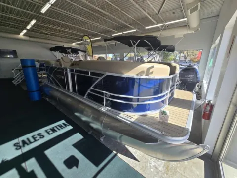 Another view of 2026 SYLVAN MIRAGE 820 LZ 90HP BUNK TRAILER for sale in Fargo, ND at McLaughlin's RV and Marine