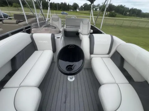 Another view of 2026 SYLVAN MIRAGE 822 CLZ DH 115HP BUNK TRAILER for sale in Fargo, ND at McLaughlin's RV and Marine