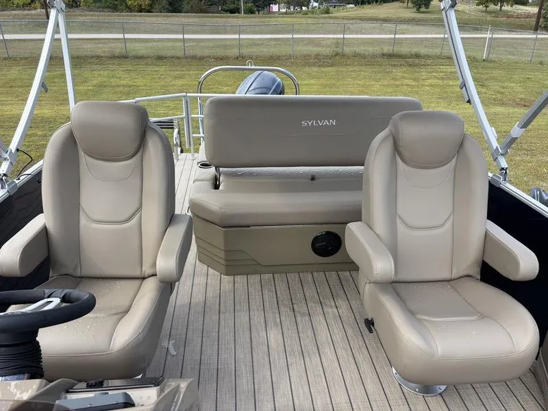 Blue 2026 SYLVAN MIRAGE 822 CLZ DH 115HP BUNK TRAILER for sale in Detroit Lakes, MN