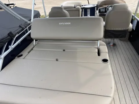 Another view of 2026 SYLVAN MIRAGE 822 CLZ DH 115HP BUNK TRAILER for sale in Detroit Lakes, MN at McLaughlin's RV & Marine - Detroit Lakes