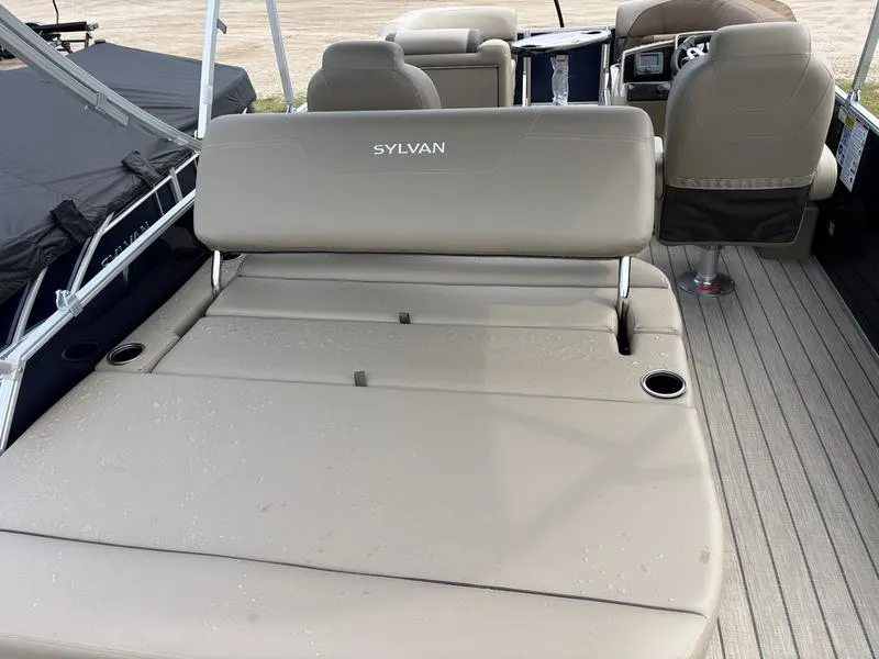 Blue 2026 SYLVAN MIRAGE 822 CLZ DH 115HP BUNK TRAILER for sale in Detroit Lakes, MN