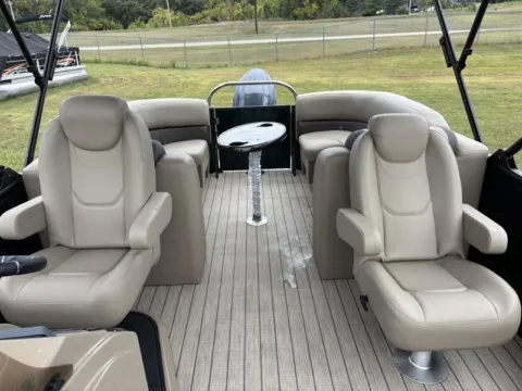 Photos of 2026 SYLVAN MIRAGE 8522 LZ 150HP BUNK TRAILER for sale in Fargo, ND at McLaughlin's RV and Marine