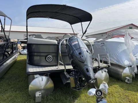 Another view of 2026 SYLVAN MIRAGE 8522 LZ 150HP BUNK TRAILER for sale in Fargo, ND at McLaughlin's RV and Marine