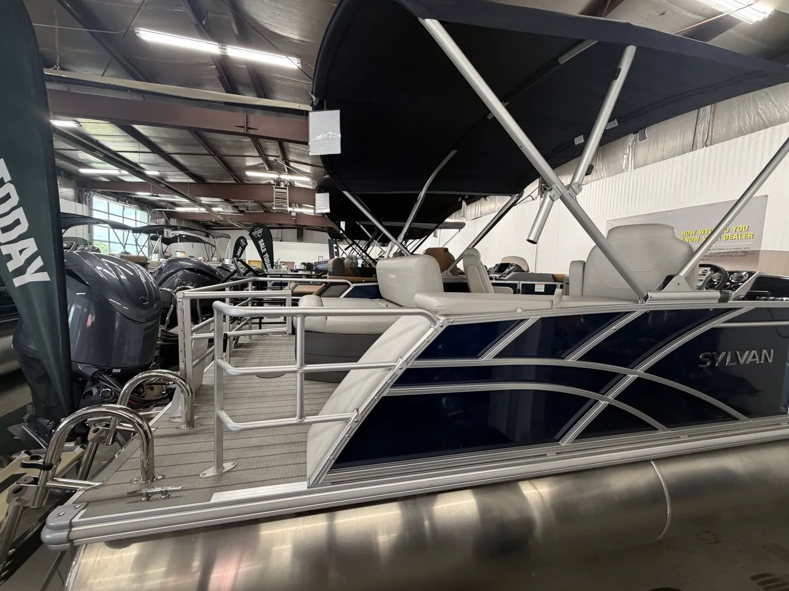 More photos of 2026 SYLVAN MIRAGE 8522 CLZ DH 150HP BUNK TRAILER at McLaughlin's RV and Marine - Fargo, ND