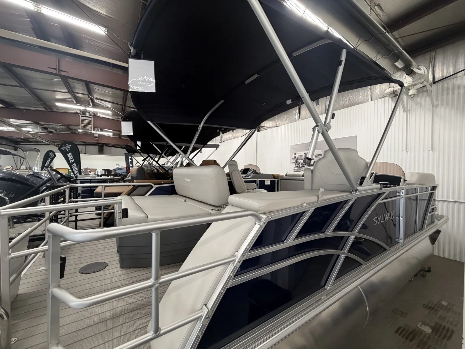More photos of 2026 SYLVAN MIRAGE 8522 CLZ DH 150HP BUNK TRAILER at McLaughlin's RV and Marine - Fargo, ND