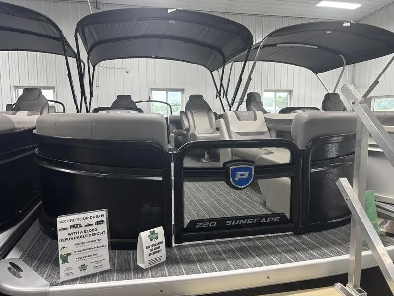 Black 2026 PREMIER SUNSCAPE 220 RF 115HP BUNK TRAILER for sale in Fargo, ND