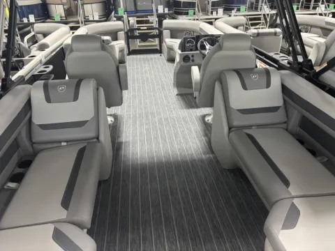 Photos of 2026 PREMIER SUNSCAPE 220 RF 115HP BUNK TRAILER for sale in Fargo, ND at McLaughlin's RV and Marine