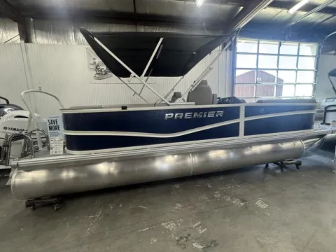 Blue 2026 PREMIER SUNSCAPE 220 RF 115HP BUNK TRAILER for sale in Fargo, ND