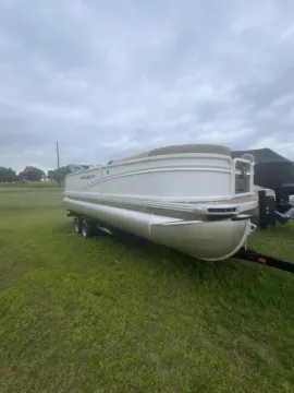 White 2026 PREMIER SUNSCAPE 220 RL 115HP BUNK TRAILER for sale in Fargo, ND