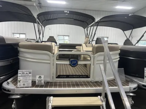 White 2026 PREMIER SUNSCAPE 220 RL 115HP BUNK TRAILER for sale in Fargo, ND
