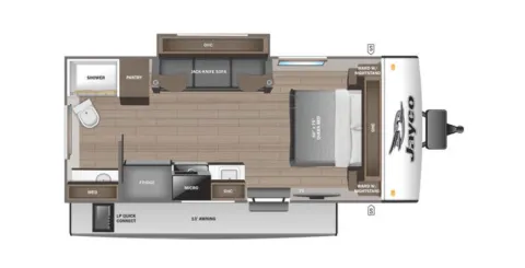 Photos of 2026 JAYCO JAY FEATHER 18FBS AIR for sale in Fargo, ND at McLaughlin's RV and Marine