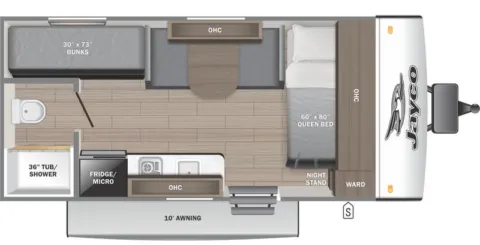 Photos of 2026 JAYCO JAY FEATHER 17BHSL AIR for sale in Fargo, ND at McLaughlin's RV and Marine