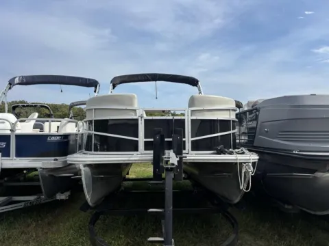 Another view of 2022 SUNCHASER VISTA 16 LR 40HP BUNK TRAILER for sale in Fargo, ND at McLaughlin's RV and Marine