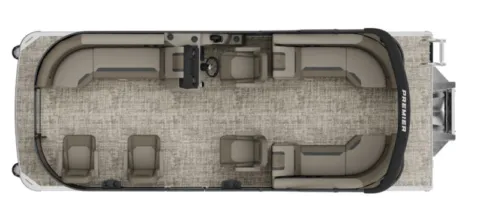 Photos of 2026 PREMIER SUNSCAPE 220 RF 115HP BUNK TRAILER for sale in Fargo, ND at McLaughlin's RV and Marine