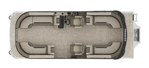 Photos of 2026 PREMIER SUNSCAPE 220 RF PTX TRIPLE 200HP BUNK TRAILER for sale in Fargo, ND at McLaughlin's RV and Marine