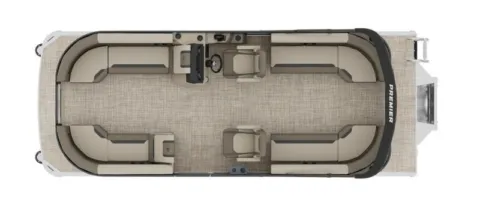 Photos of 2026 PREMIER SUNSCAPE 220 RF 90HP BUNK TRAILER for sale in Fargo, ND at McLaughlin's RV and Marine