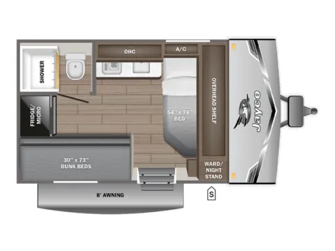 Another view of 2026 JAYCO JAY FLIGHT SLX 130BH for sale in Fargo, ND at McLaughlin's RV and Marine - Fargo