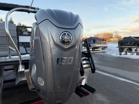 More photos of 2026 SUNCHASER LUCERNE SPORT 22 LR DH TRIPLE 150HP BUNK TRAILER at McLaughlin's RV and Marine - Fargo, ND