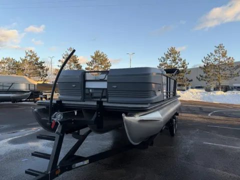 More photos of 2026 SUNCHASER LUCERNE SPORT 22 LR DH TRIPLE 150HP BUNK TRAILER at McLaughlin's RV and Marine - Fargo, ND