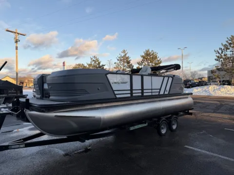 More photos of 2026 SUNCHASER LUCERNE SPORT 22 LR DH TRIPLE 150HP BUNK TRAILER at McLaughlin's RV and Marine - Fargo, ND