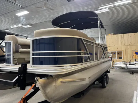 Photos of 2024 SYLVAN MIRAGE 822 LZ 115HP LEGS BUNK TRAILER for sale in Fargo, ND at McLaughlin's RV and Marine - Fargo