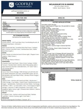 Unknown 2026 GODFREY MONACO 235 SBC TRIPLE 200HP BUNK TRAILER for sale in Fargo, ND