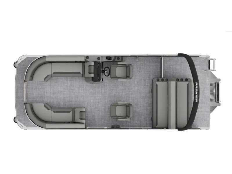 White 2026 PREMIER SUNSCAPE 220 RL PTX TRIPLE 200HP BUNK TRAILER for sale in Fargo, ND