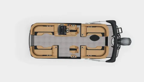 Black 2026 GODFREY MONACO 235 SBC 150HP BUNK TRAILER for sale in Fargo, ND