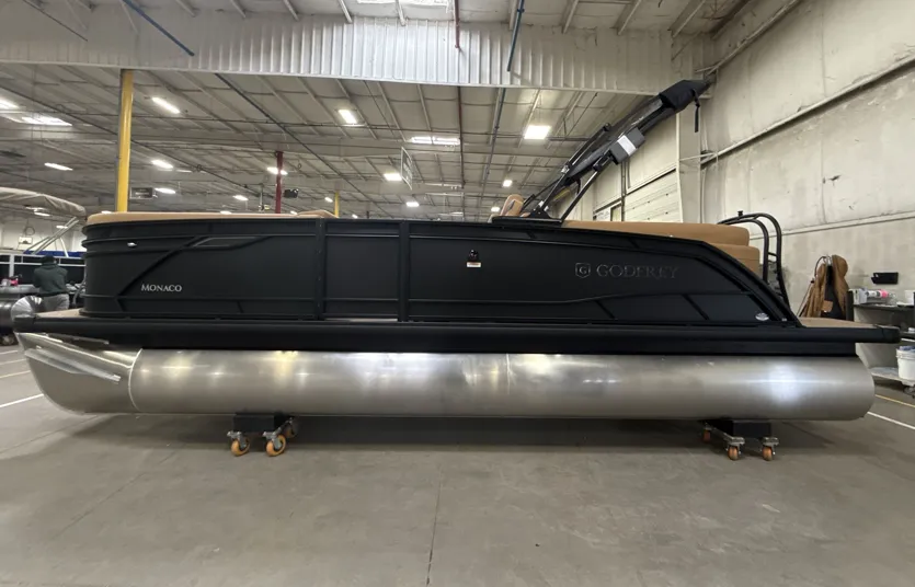 More photos of 2026 GODFREY MONACO 235 SBC TRIPLE 200HP BUNK TRAILER at McLaughlin's RV and Marine - Fargo, ND