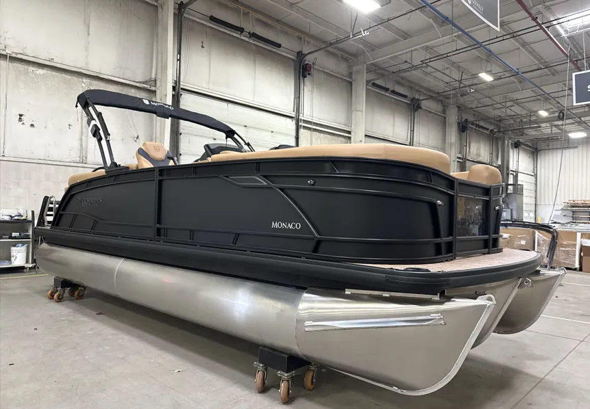 Another view of 2026 GODFREY MONACO 235 SBC TRIPLE 200HP BUNK TRAILER for sale in Fargo, ND at McLaughlin's RV and Marine - Fargo