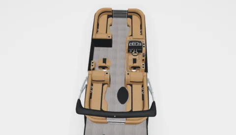 Another view of 2026 GODFREY MONACO 235 SBC 150HP BUNK TRAILER for sale in Fargo, ND at McLaughlin's RV and Marine - Fargo