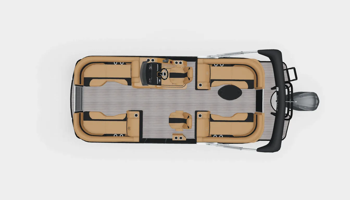 Black 2026 GODFREY MONACO 235 SBC 150HP BUNK TRAILER for sale in Fargo, ND