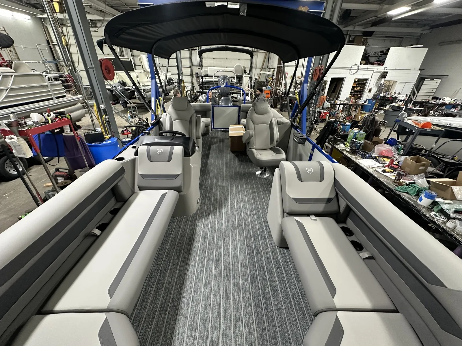 White 2026 PREMIER SUNSCAPE 220 RF 115HP BUNK TRAILER for sale in Fargo, ND