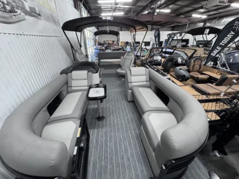 Photos of 2026 PREMIER SUNSATION 230 RL 150HP BUNK TRAILER for sale in Fargo, ND at McLaughlin's RV and Marine - Fargo