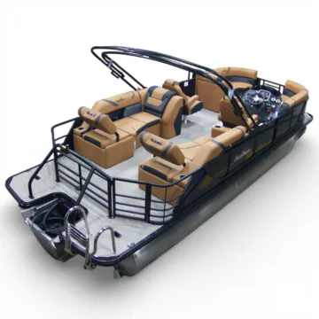 Another view of 2026 SUNCHASER ECLIPSE 23 LR DH TRIPLE 200HP BUNK TRAILER for sale in Fargo, ND at McLaughlin's RV and Marine - Fargo