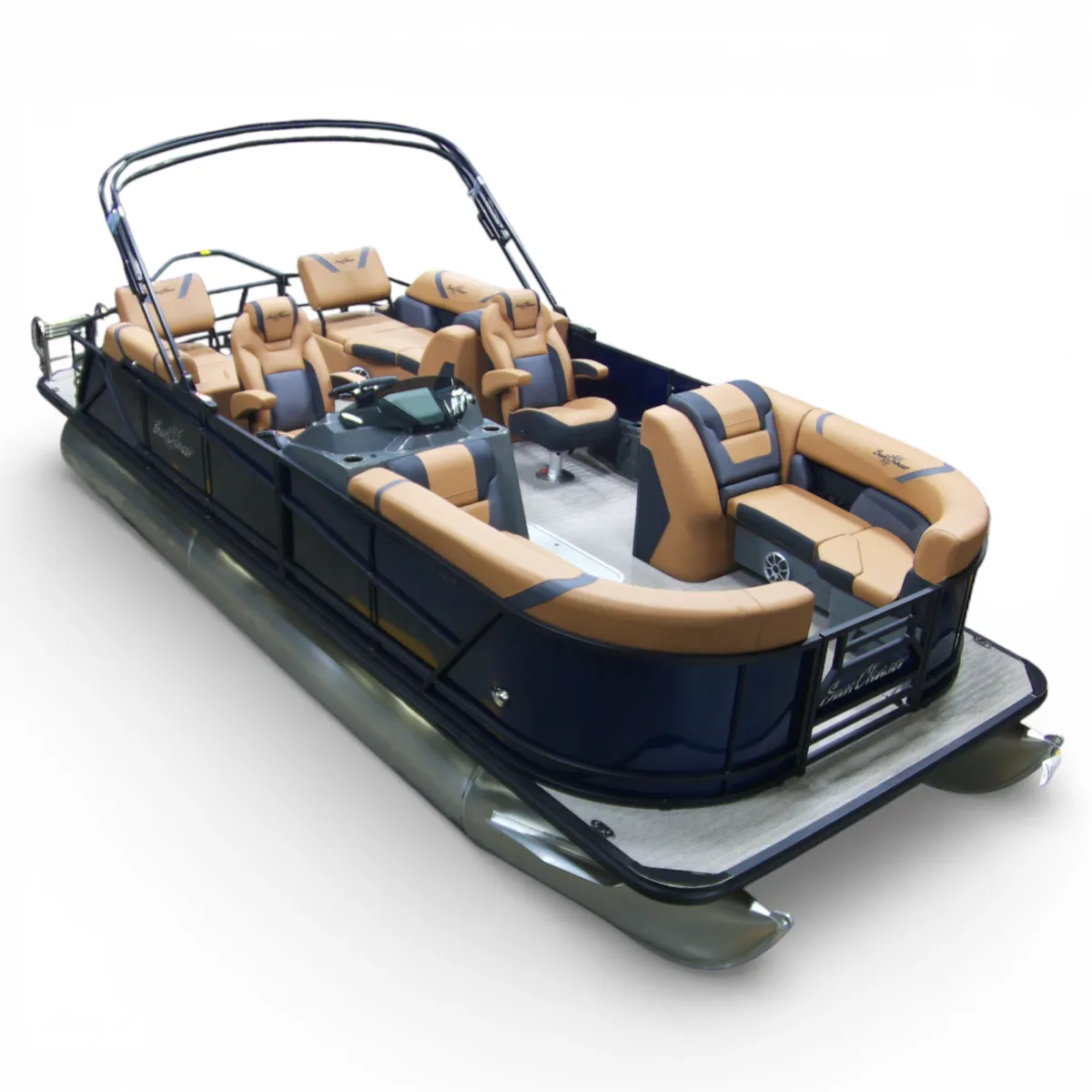 Blue 2026 SUNCHASER ECLIPSE 23 LR DH TRIPLE 200HP BUNK TRAILER for sale in Fargo, ND