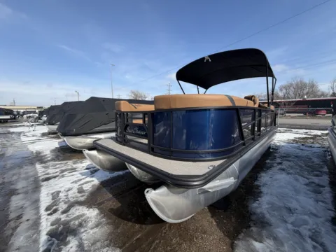 Another view of 2026 SUNCHASER ECLIPSE 23 LR DH TRIPLE 200HP BUNK TRAILER for sale in Fargo, ND at McLaughlin's RV and Marine - Fargo