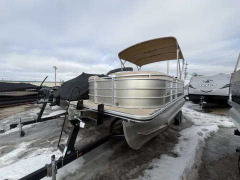 Another view of 2014 CYPRESS CAY CAYMAN 210 50HP BUNK TRAILER for sale in Fargo, ND at McLaughlin's RV and Marine - Fargo