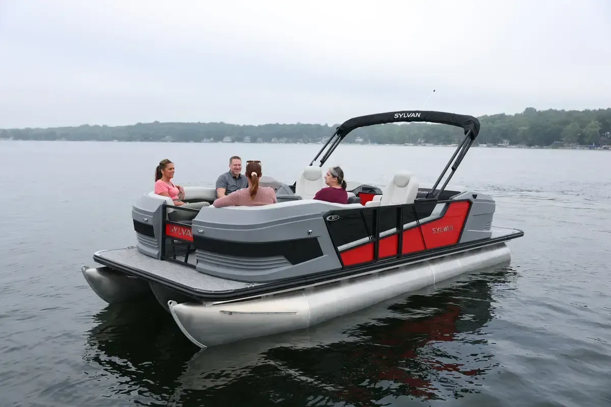 Red 2026 SYLVAN R SERIES R-22 LZ DH 115HP BUNK TRAILER for sale in Fargo, ND