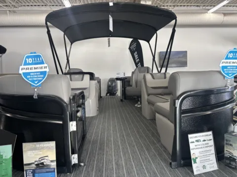 Black 2026 PREMIER SUNSCAPE 200 RF 90HP BUNK TRAILER for sale in Fargo, ND