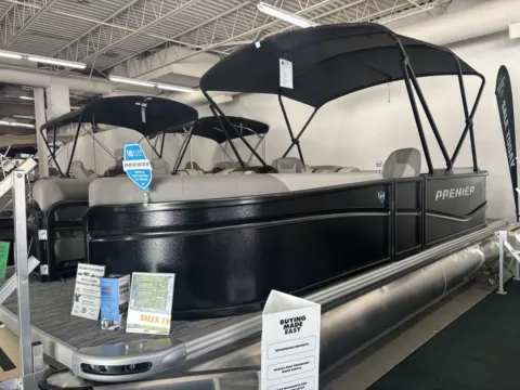 Photos of 2026 PREMIER SUNSCAPE 200 RF 90HP BUNK TRAILER for sale in Fargo, ND at McLaughlin's RV and Marine - Fargo