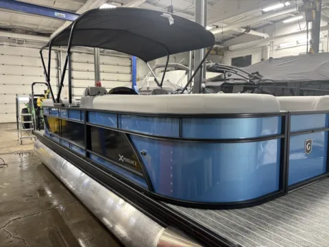 Photos of 2026 GODFREY SWEETWATER EXPERIENCE 2286 SBX 115HP BUNK TRAILER for sale in Fargo, ND at McLaughlin's RV and Marine - Fargo