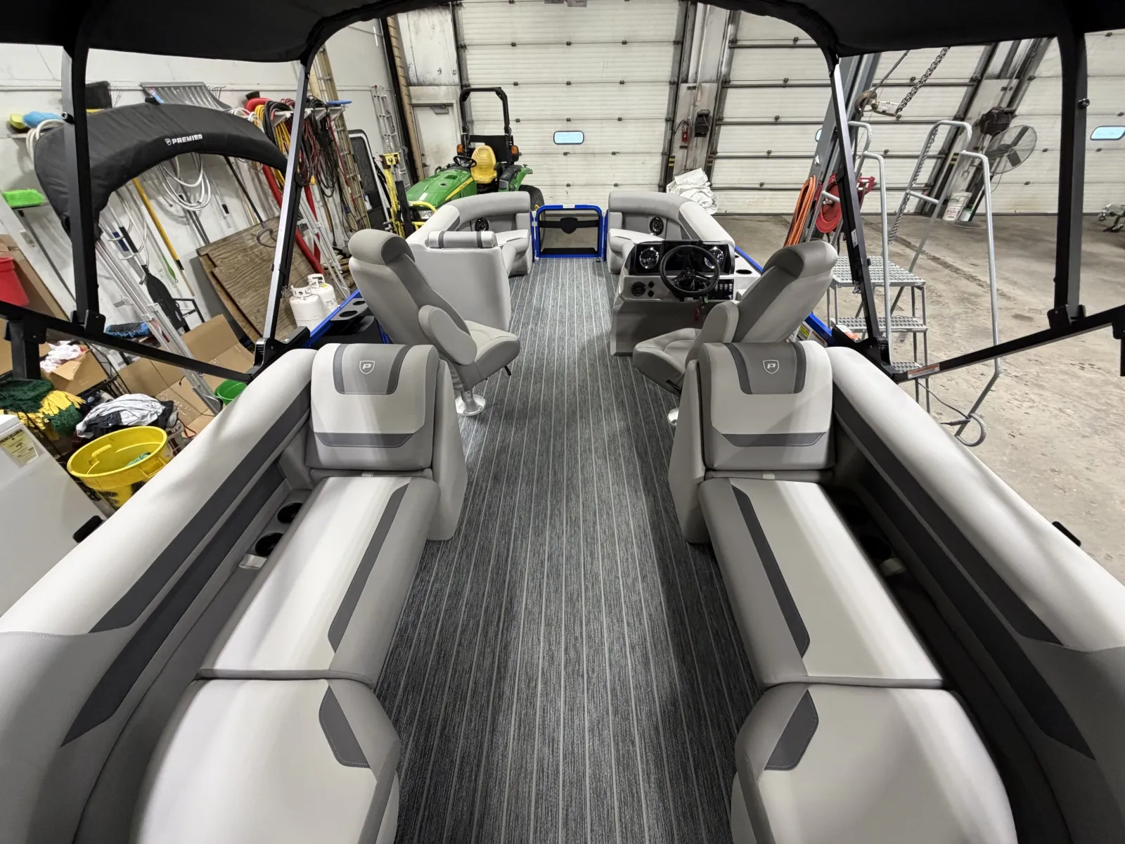 Photos of 2026 PREMIER SUNSCAPE 220 RF 115HP BUNK TRAILER for sale in Fargo, ND at McLaughlin's RV and Marine - Fargo