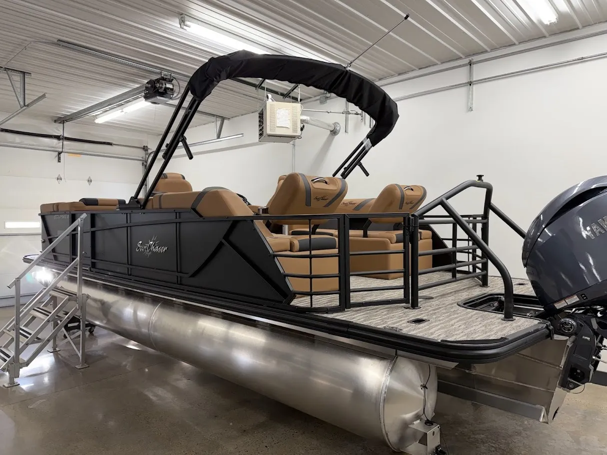 More photos of 2026 SUNCHASER ECLIPSE 23 LR DH TRIPLE 200HP BUNK TRAILER at McLaughlin's RV and Marine - Fargo, ND