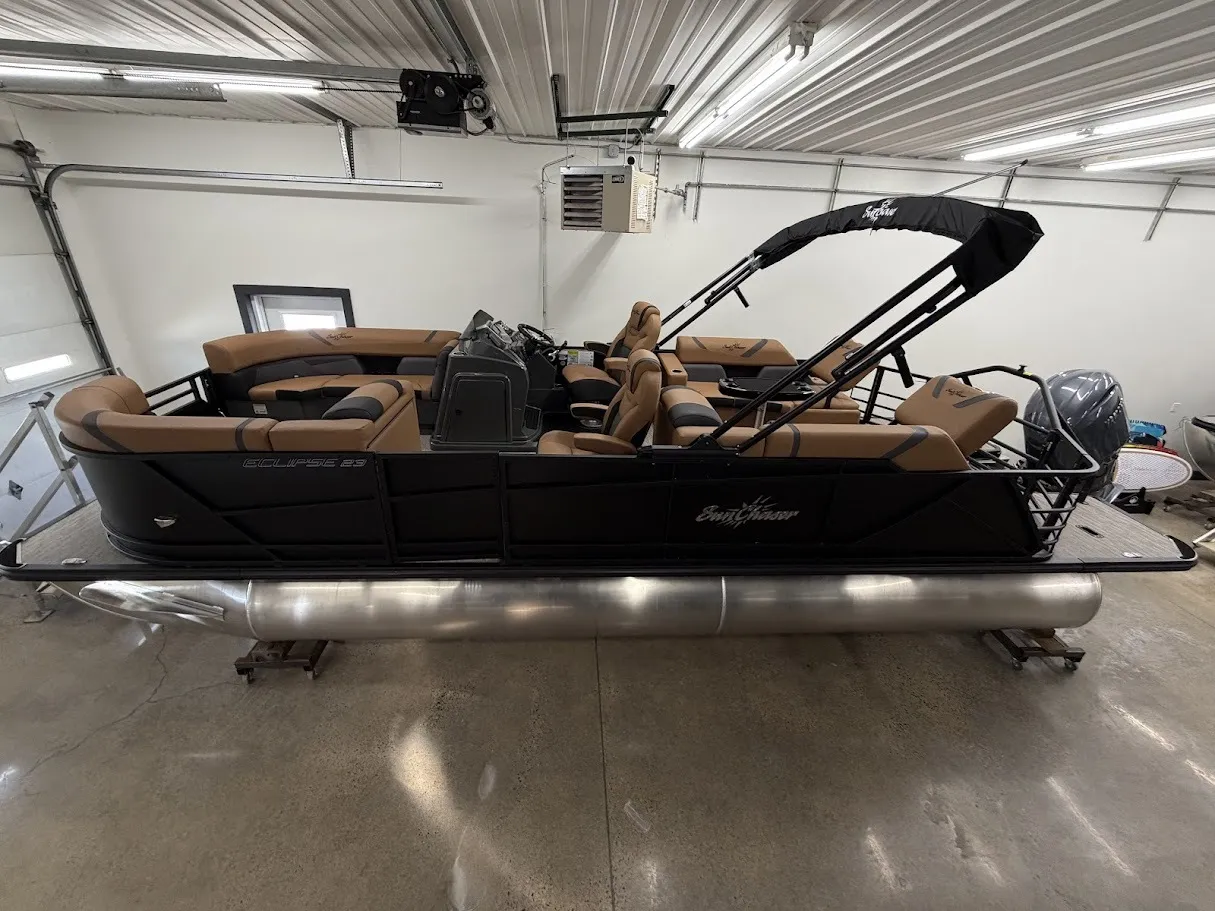 Another view of 2026 SUNCHASER ECLIPSE 23 LR DH TRIPLE 200HP BUNK TRAILER for sale in Fargo, ND at McLaughlin's RV and Marine - Fargo