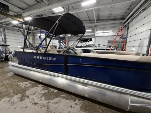 Another view of 2026 PREMIER SUNSCAPE 220 RF 115HP BUNK TRAILER for sale in Fargo, ND at McLaughlin's RV and Marine - Fargo