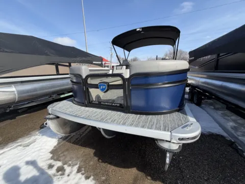 Another view of 2026 PREMIER SUNSCAPE 220 RF PTX TRIPLE 200HP BUNK TRAILER for sale in Fargo, ND at McLaughlin's RV and Marine - Fargo