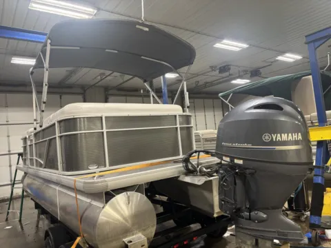 Another view of 2022 GODFREY SWEETWATER 2080 CX 90HP SEA LEGS TRAILER for sale in Fargo, ND at McLaughlin's RV and Marine - Fargo